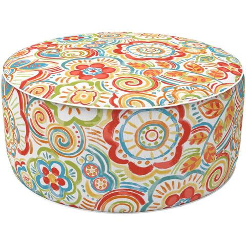 Inflatable Ottoman Home-Flower Multi LVTXIII Outdoor