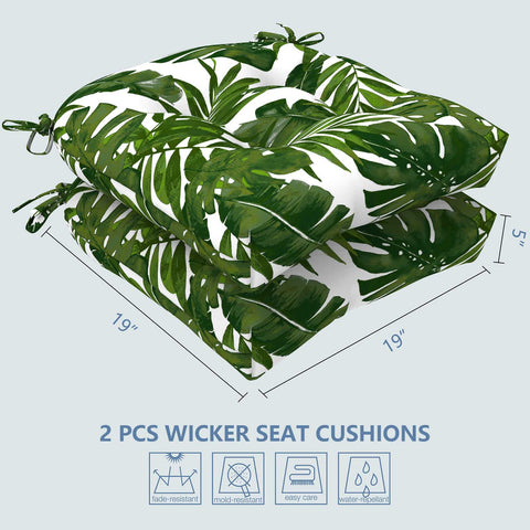 palm leaf outdoor seat cushions SIZE